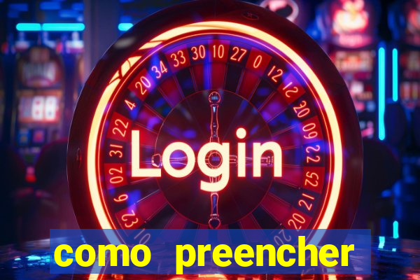 como preencher recibo de pagamento